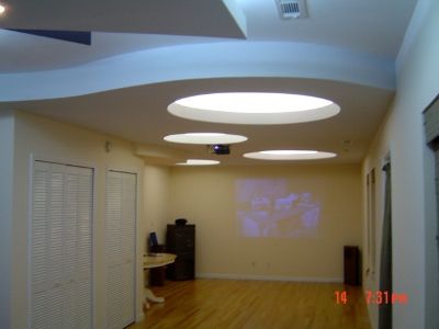 basement ceiling contracting work